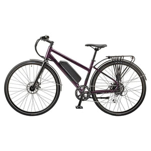 Ezego Commute Ex Ladies Electric Bike Purple 250W - LeisurExpert