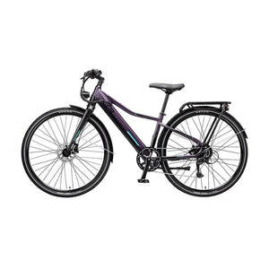 Ezego Commute Int Unisex Electric Bike Purple/Black 250W - LeisurExpert