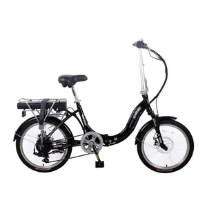 Dallingridge Oxford Folding Electric Bike Gloss Black 250W - LeisurExpert